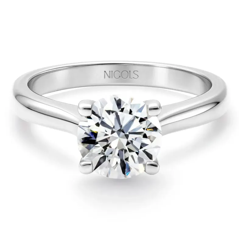 Anillo Solitario 1,00 ct Nancy platino - Brillante