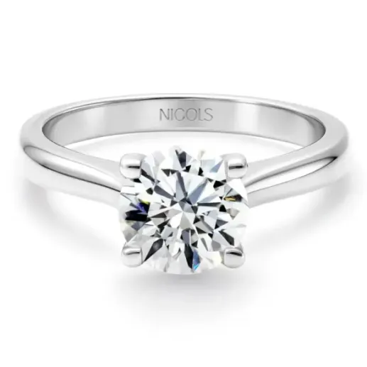 Anillo Solitario 0,75 ct Nancy platino - Génial