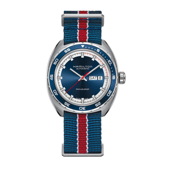 Hamilton Pan Europ Day Date Auto - Amerikanisch