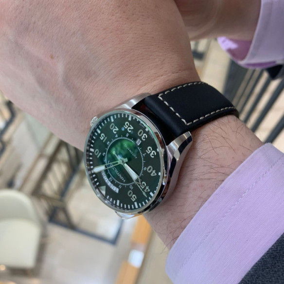 Hamilton Khaki Pilot Day Date Auto - Aviação de Khaki