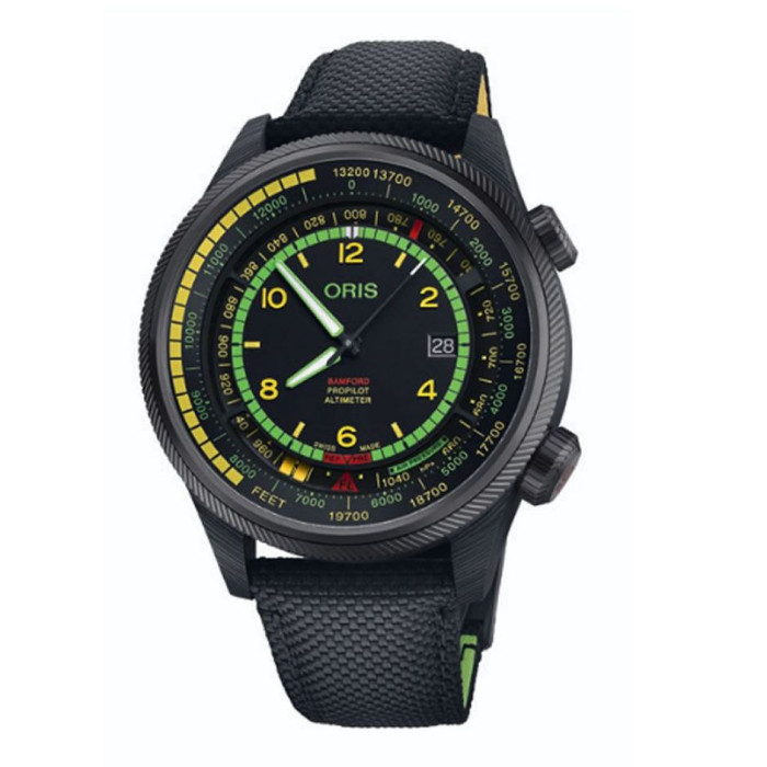 Oris x Bamford ProPilot Altimeter Mission Control Limited Edition - Oris Große Krone