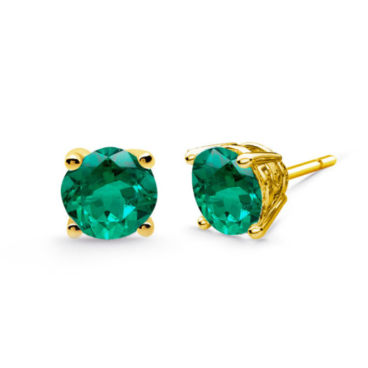 Pendientes Katherine Esmeraldas 1.00Ct - Pendientes de Esmeraldas