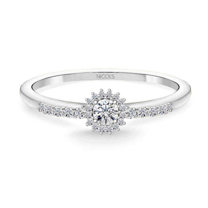 Margarita Diamond Solitaire Ring 0.15 - Rings