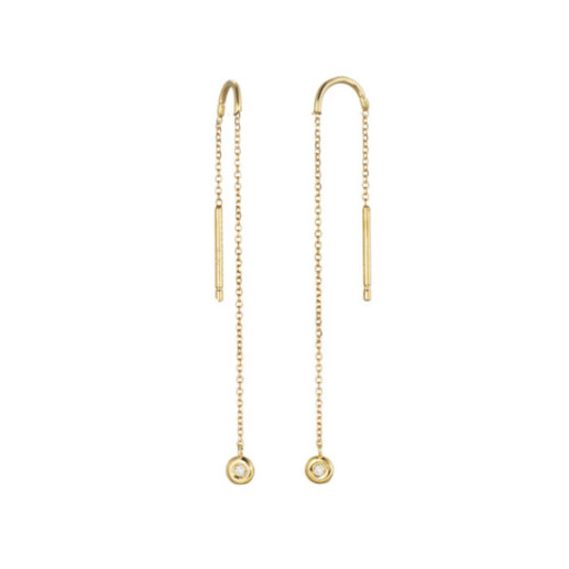 Pendientes Basic Gold - longo