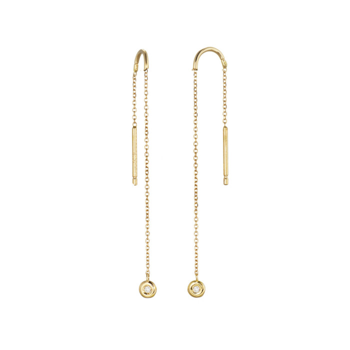 Pendientes Basic Gold - longo