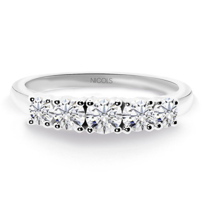 Eloise 0.70 Oro Bianco - Brillante