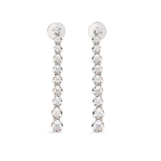 Pendientes Diamantes Riviere 3.0Ct - lang