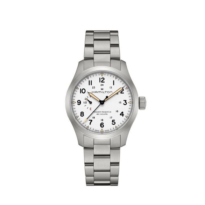 Khaki Field Hamilton Khaki Field Mechanical Power Reserve 40 mm - Khaki Field