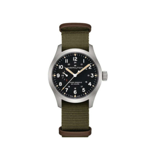 Khaki Field Hamilton Khaki Field Mechanical Power Reserve 40 mm - Khaki Field