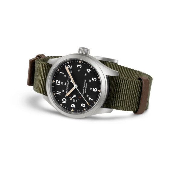 Khaki Field Hamilton Khaki Field Mechanical Power Reserve 40 mm - Khaki Field