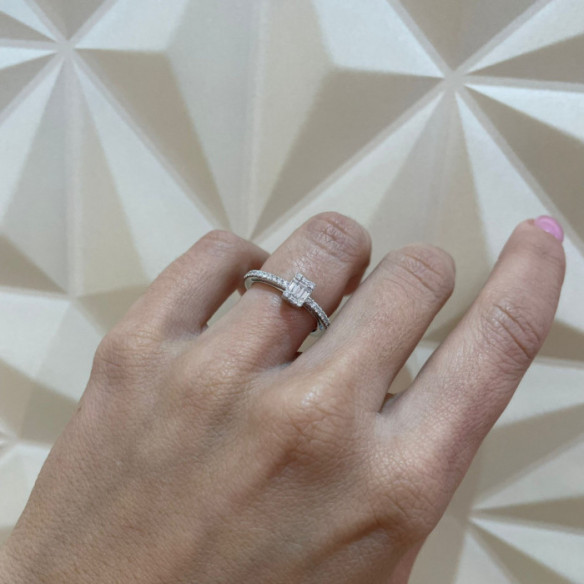 MINERVA Diamond Ring 0.51 White Gold - Rings