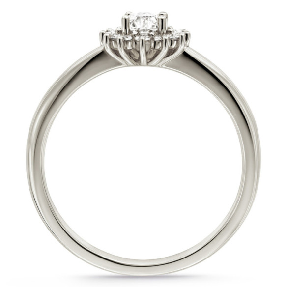 Anillo Diamantes Margarita 0.20 - Versprechen Ringe Diamanten