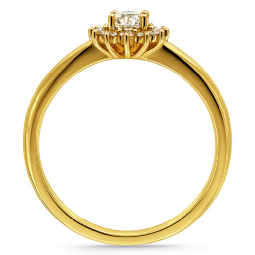 Margarita Diamond Solitaire Ring 0.20 - Brilliant Cut 2