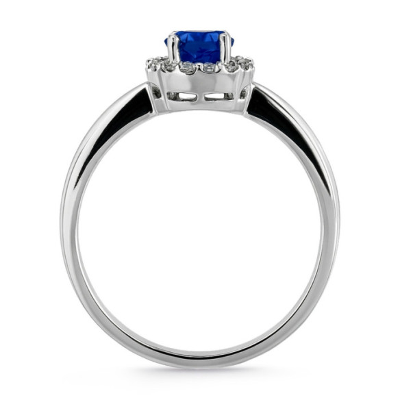 Anillo Zafiro Dalia Sunset 0.70Ct - Compromisso de aniversário de anéis