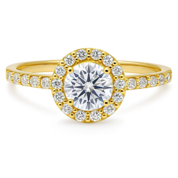 Clavel Diamond Solitaire Ring 0.50 Yellow Gold - Lonely yellow gold