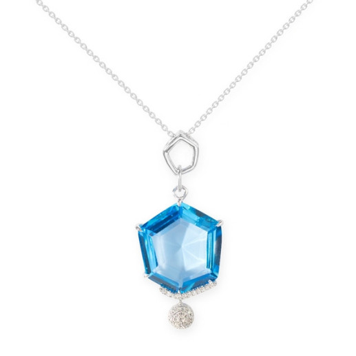 Collar Geometric Colorfull - Collane di pietre blu