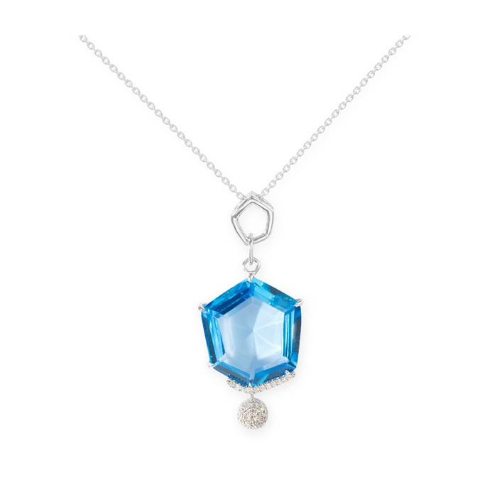 Collar Geometric Colorfull - Collares de Piedras Azules