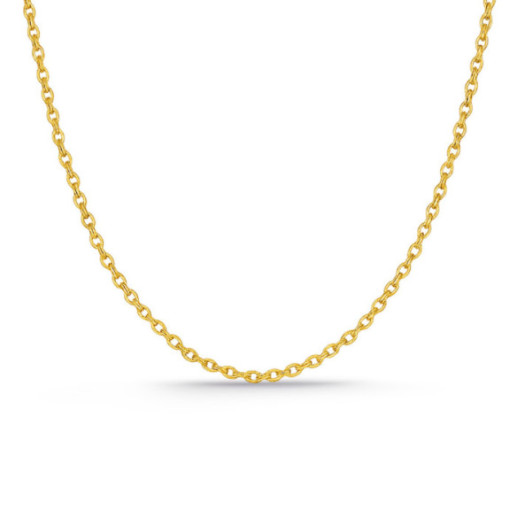 Cadena Oro Forzada 3.3mm 18K 70cm - CADENAS DE ORO