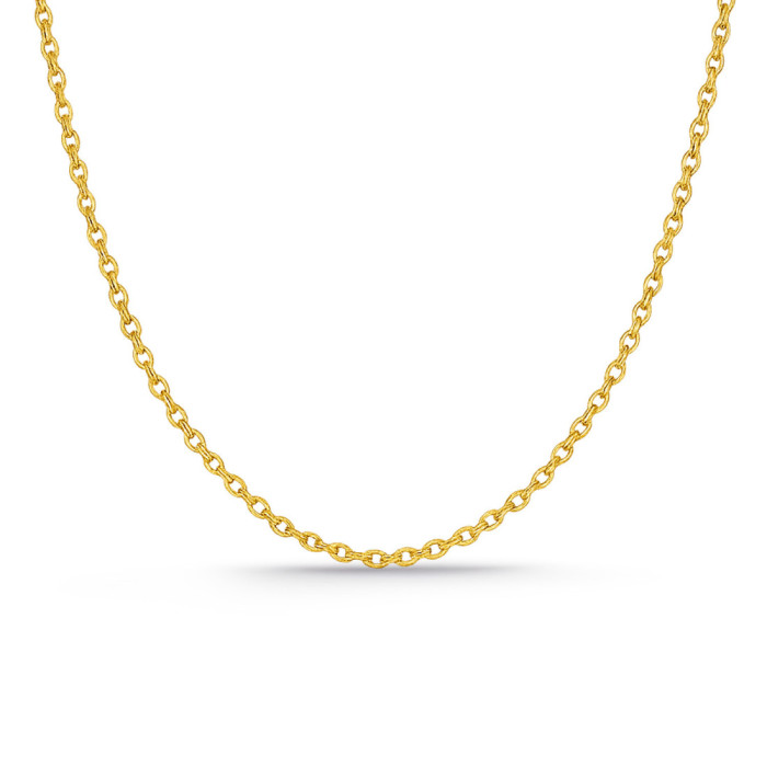 Cadena Oro Forzada 3.3mm 18K 70cm - Catene d'oro