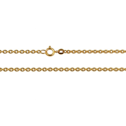 Cadena Oro Forzada 3.3mm 18K 70cm - Goldketten 2