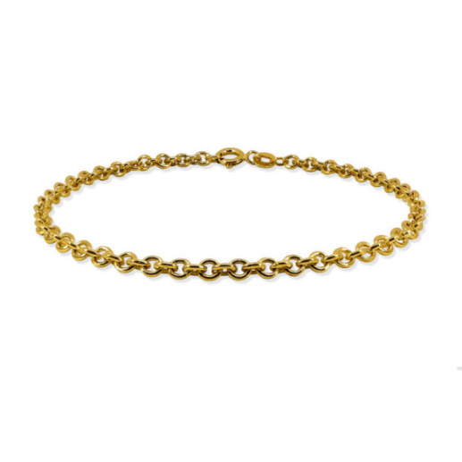 Forced Gold Bracelet 3.3mm 18K 19cm - Man Bracelets