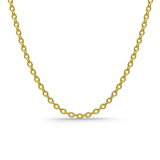 Cadena Oro Forzada 4.8mm 18K 60cm - CADENAS DE ORO