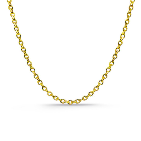 Cadena Oro Forzada 4.8mm 18K 70cm - CADENAS DE ORO