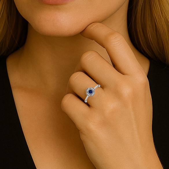 Anillo Zafiro Vintage Heritage - diseños vintage