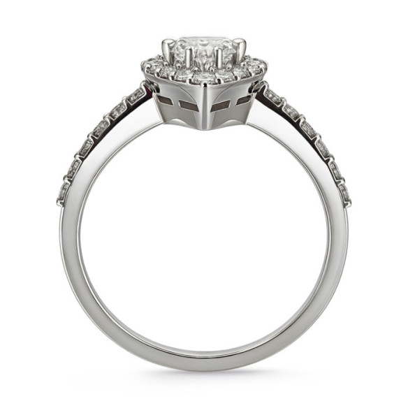 Anillo Diamante talla Pera Solitario Aura 0.30 ct - Talla Pera