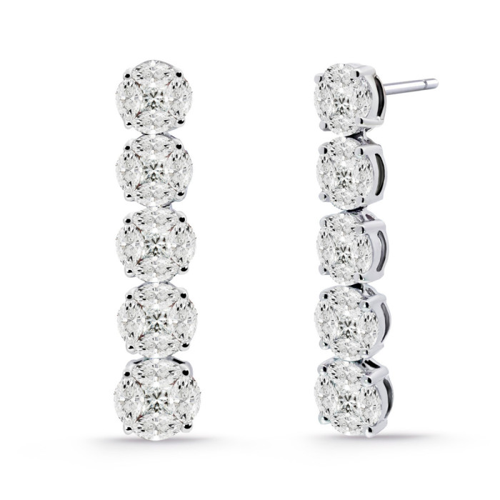 Pendientes Diamantes Gardenia Red Carpet 3.60 - Pendientes de Novia