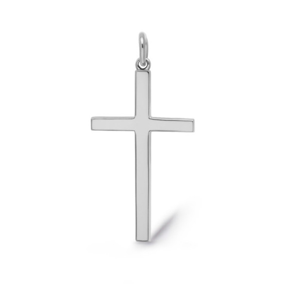 Cruz Oro Lisa Maciza Palo Xl - Cruces