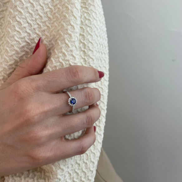 Margarita Sapphire Ring 0.60 - Sapphire rings