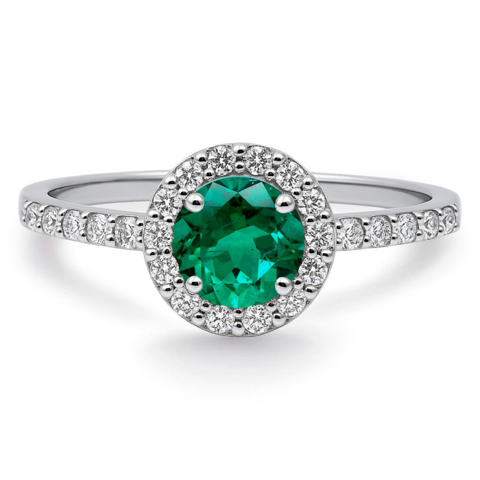 Anillo Esmeralda Clavel 0.60 - Smeraldo