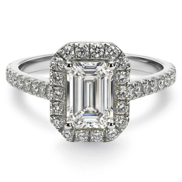 Seline Emerald cut Diamond Ring 1.00 carat - Emerald Cut