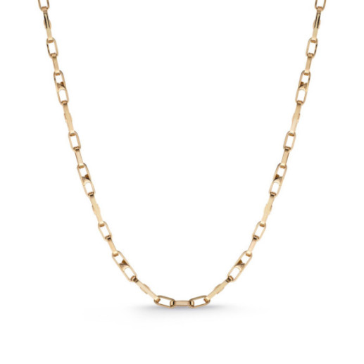 Cadena Oro 18K Eslabon Barra 50Cm - Homme de chaînes d'or