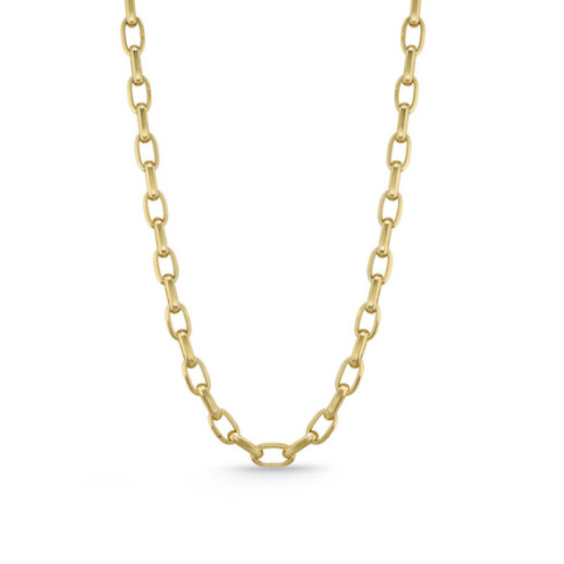 Goldkette 18K Eslabon Gallon 13X7 50Cm - HäNGEN