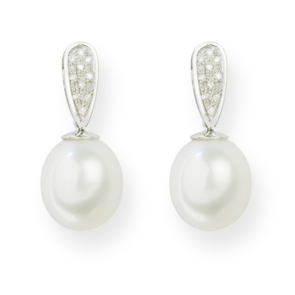 Pendientes Diamantes Pearls Lady - Pendientes de Perlas