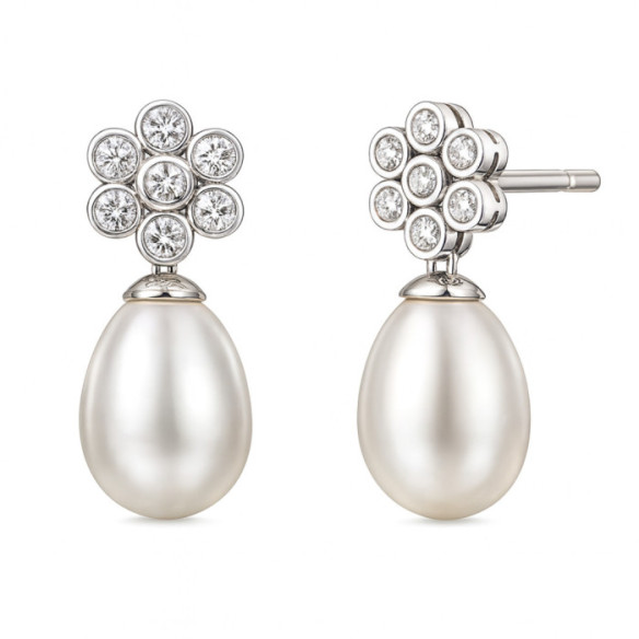 Pendientes Diamantes Pearls Lady - Boucles d'oreilles perles