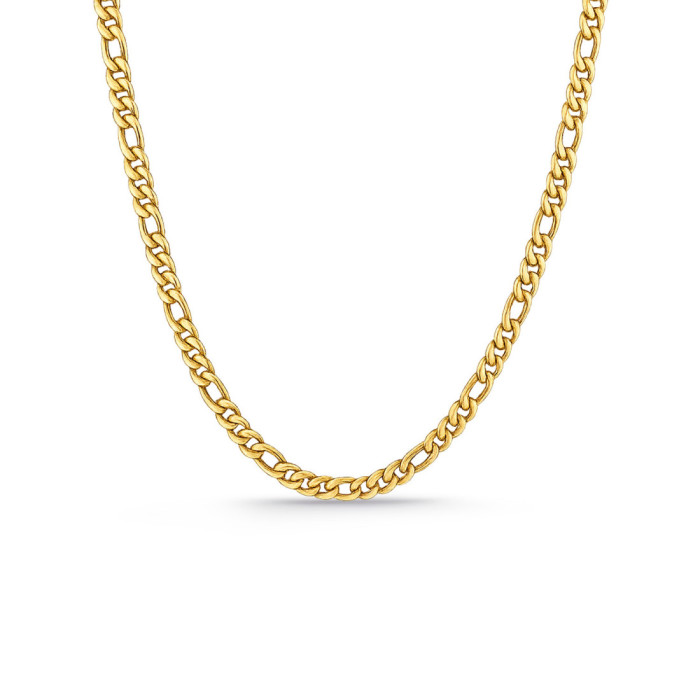 Cadena Oro 18K Barbada Programada 3-1 6Mm 60cm - COLGANTES
