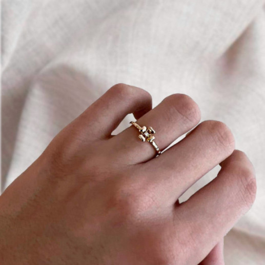 Inel Diamante Flor Mix & Match 2