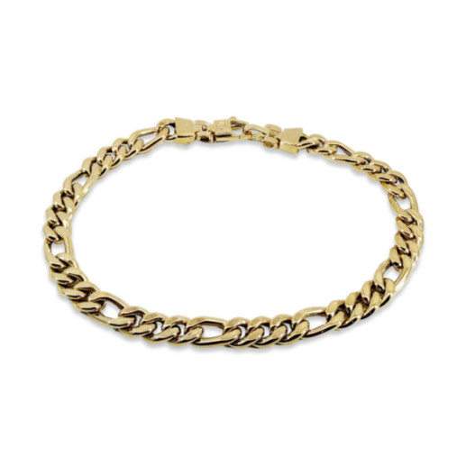 Pulsera Oro 18K Barbada Programada 3-1 6Mm 19cm - Bijoux homme