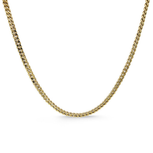 18k Gold Cuban Link Chain 5mm 60cm - Pendants