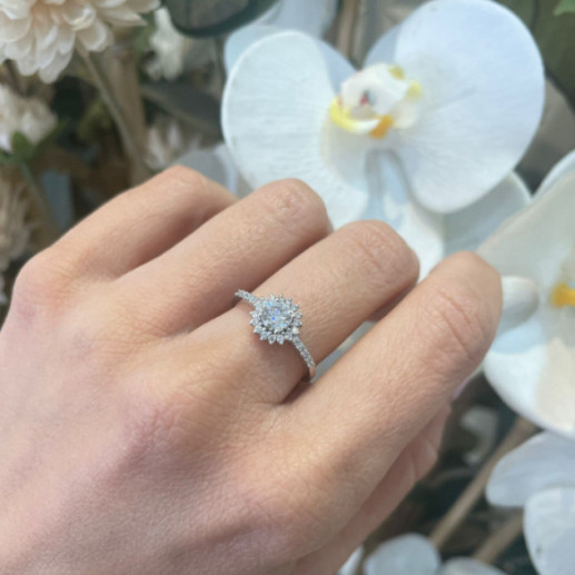 Margarita Diamond Solitaire Ring 0.50 - Brilliant Cut 2