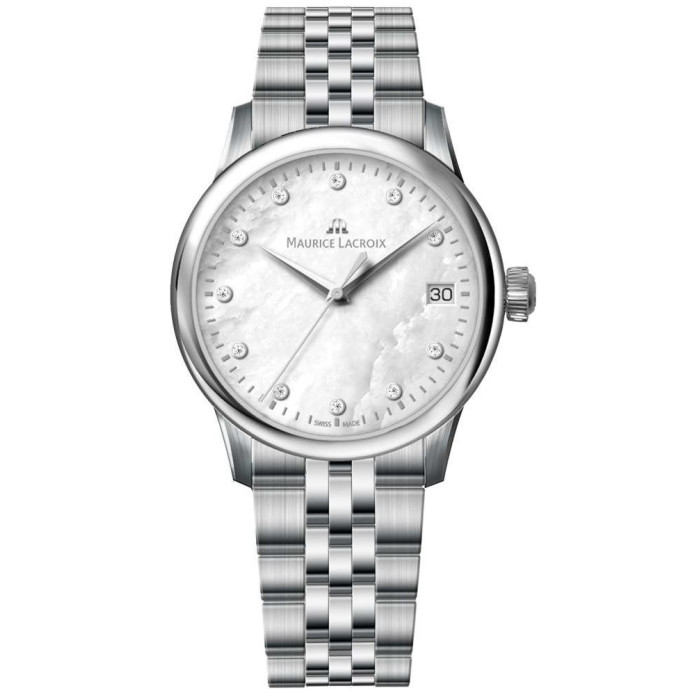 Maurice Lacroix 1975 Quartz Date 33mm - Nachrichten Wasseruhren
