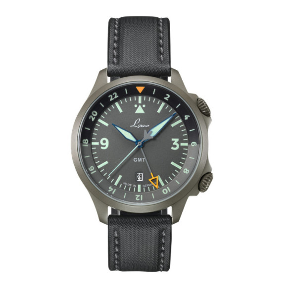 Laco Frankfurt GMT Grau Special Models 43mm Auto - LACO