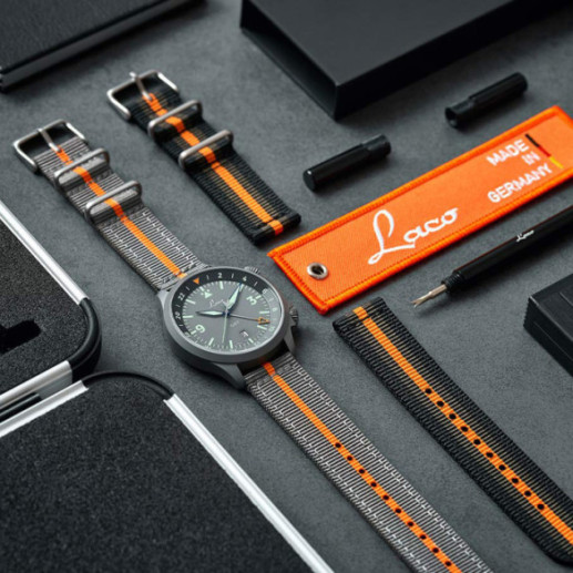 Laco Frankfurt GMT Grau Special Models 43 mm Automatic - LACO 2