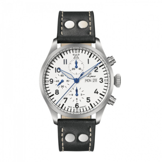 Laco Kiel.2 Weiß Chrono 43mm Auto - LACO