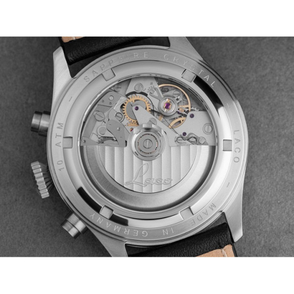 Laco Kiel.2 Weiß Chrono 43mm Auto - LACO