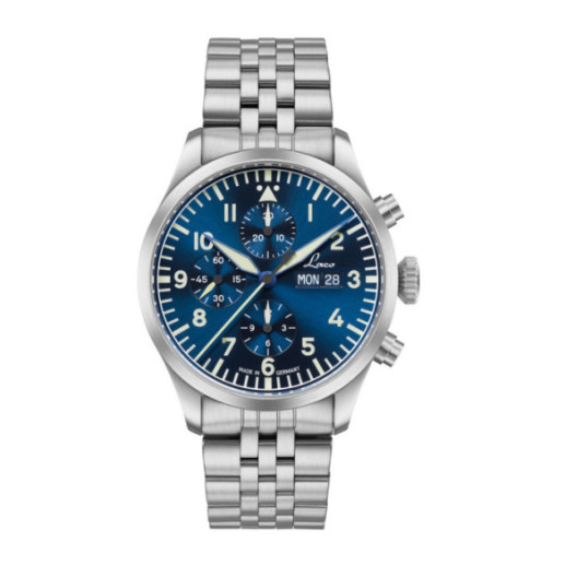 Laco Kiel.2 Blau MB Chrono 43mm Auto - LACO