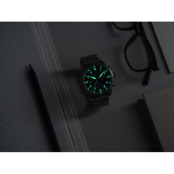Laco Kiel.2 Blau MB Chrono 43mm Auto - LACO